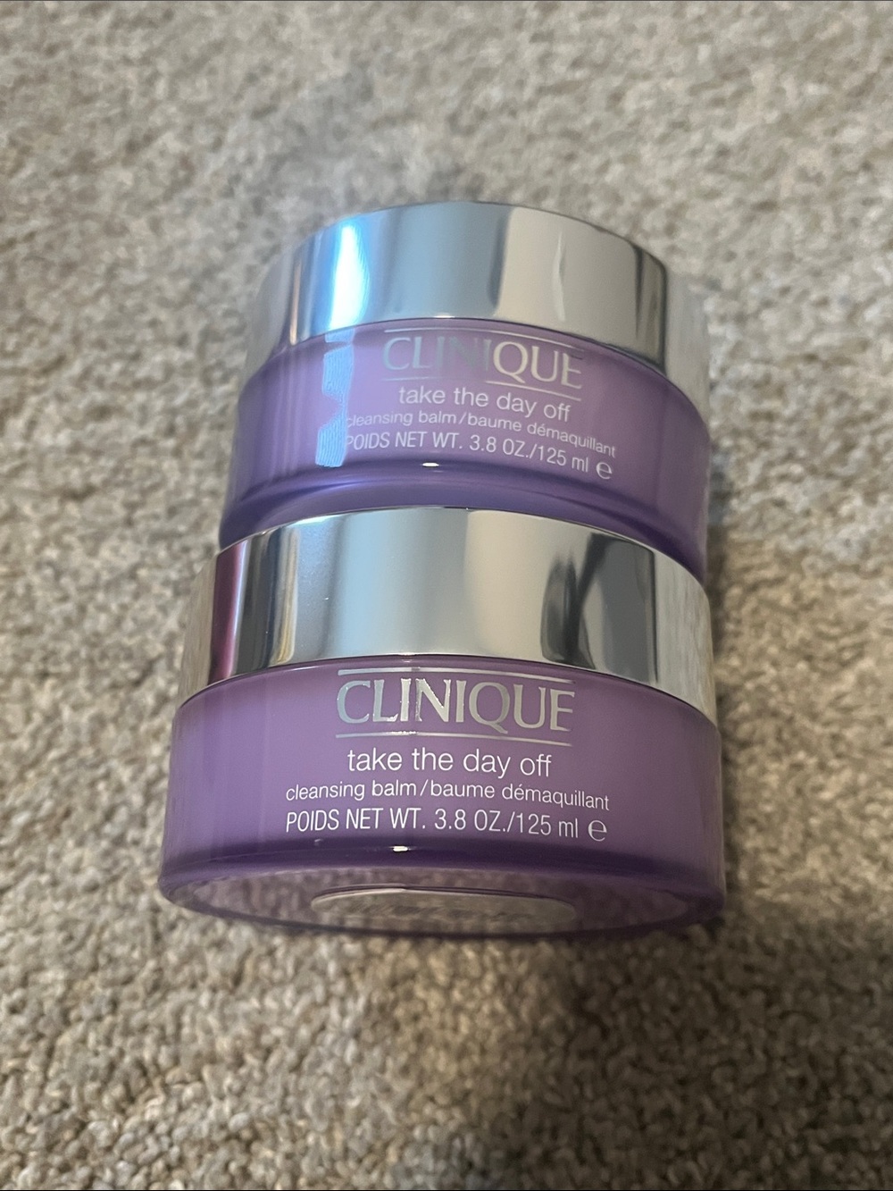 New Clinique Take The Day Off Cleansing Balm - Lavender Set of 2 FULL SIZE